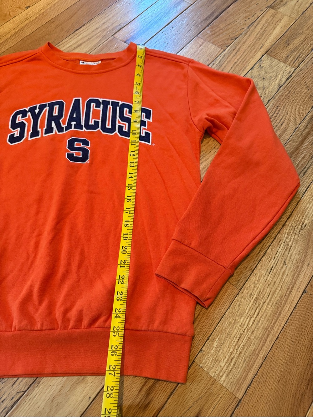 Champion Syracuse University Orange Crewneck Sweatshirt Men’s Size SMALL - Picture 10 of 11